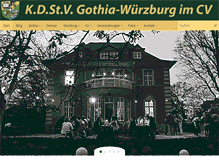 Tablet Screenshot of gothia-wuerzburg.de